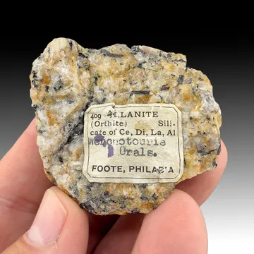 Allanite from Ural Mountains, Russia