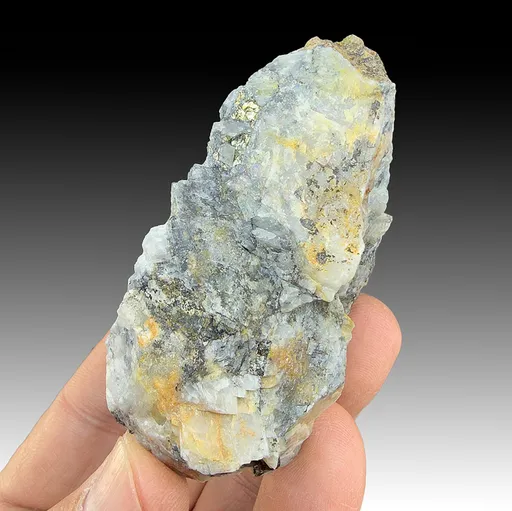 Altaite with Calcite