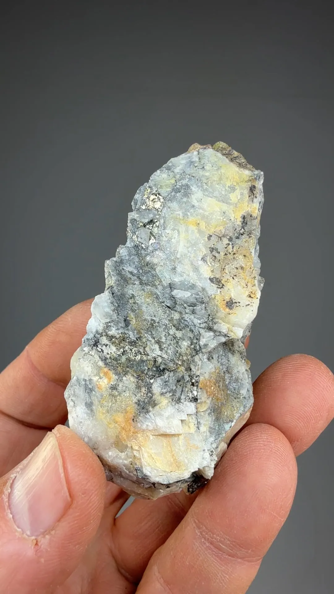 Altaite with Calcite - image 2