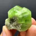 Amazing Shape Green Peridot Crystals Cluster from Pakistan - image 5