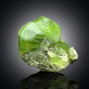 Amazing Shape Green Peridot Crystals Cluster from Pakistan - image 1