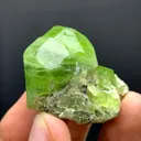 Amazing Shape Green Peridot Crystals Cluster from Pakistan - image 6