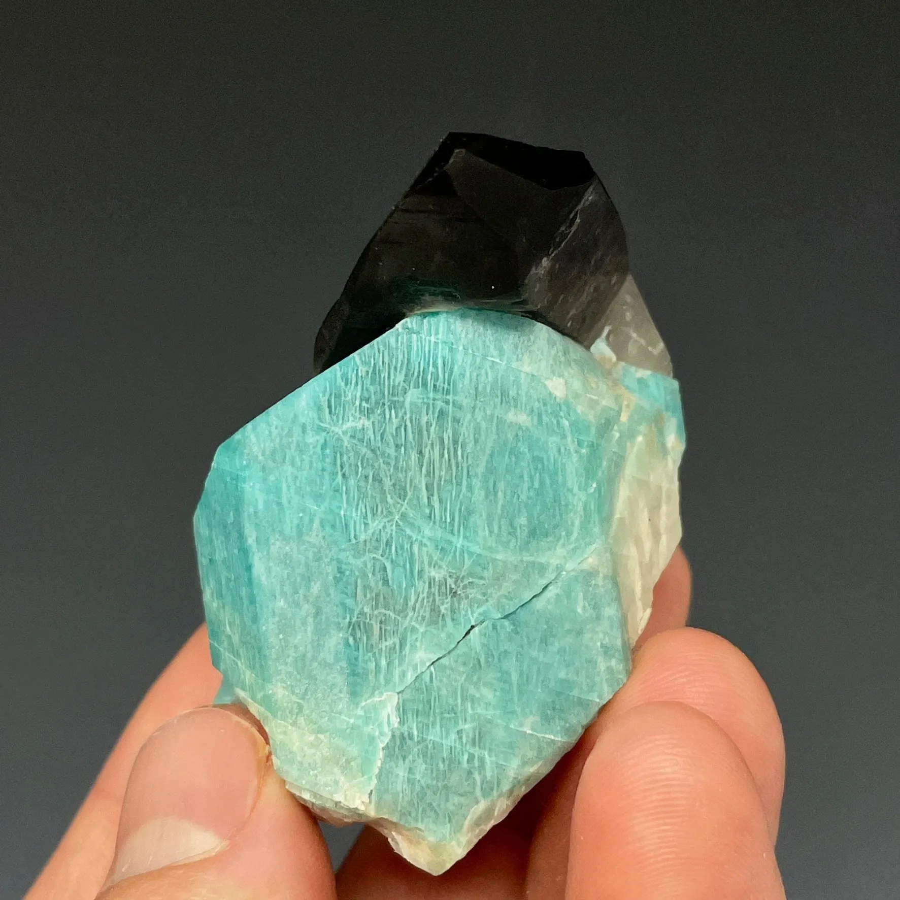 Amazonite and Smoky Quartz - image 3