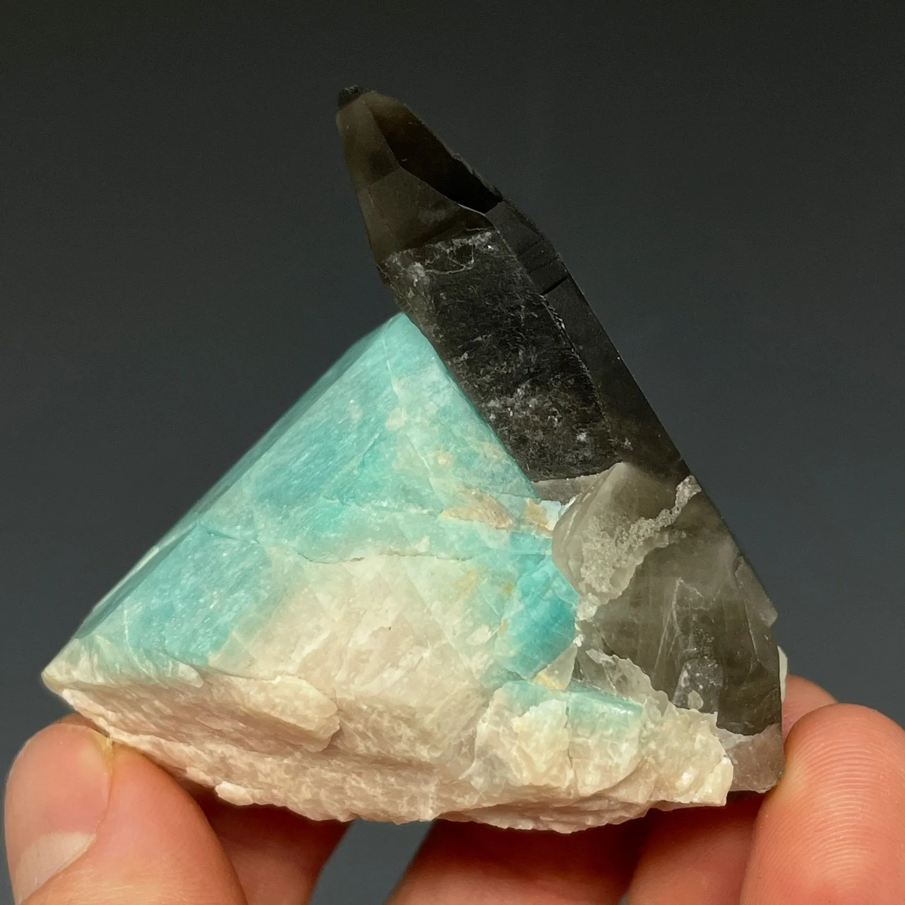 Amazonite and Smoky Quartz - image 5
