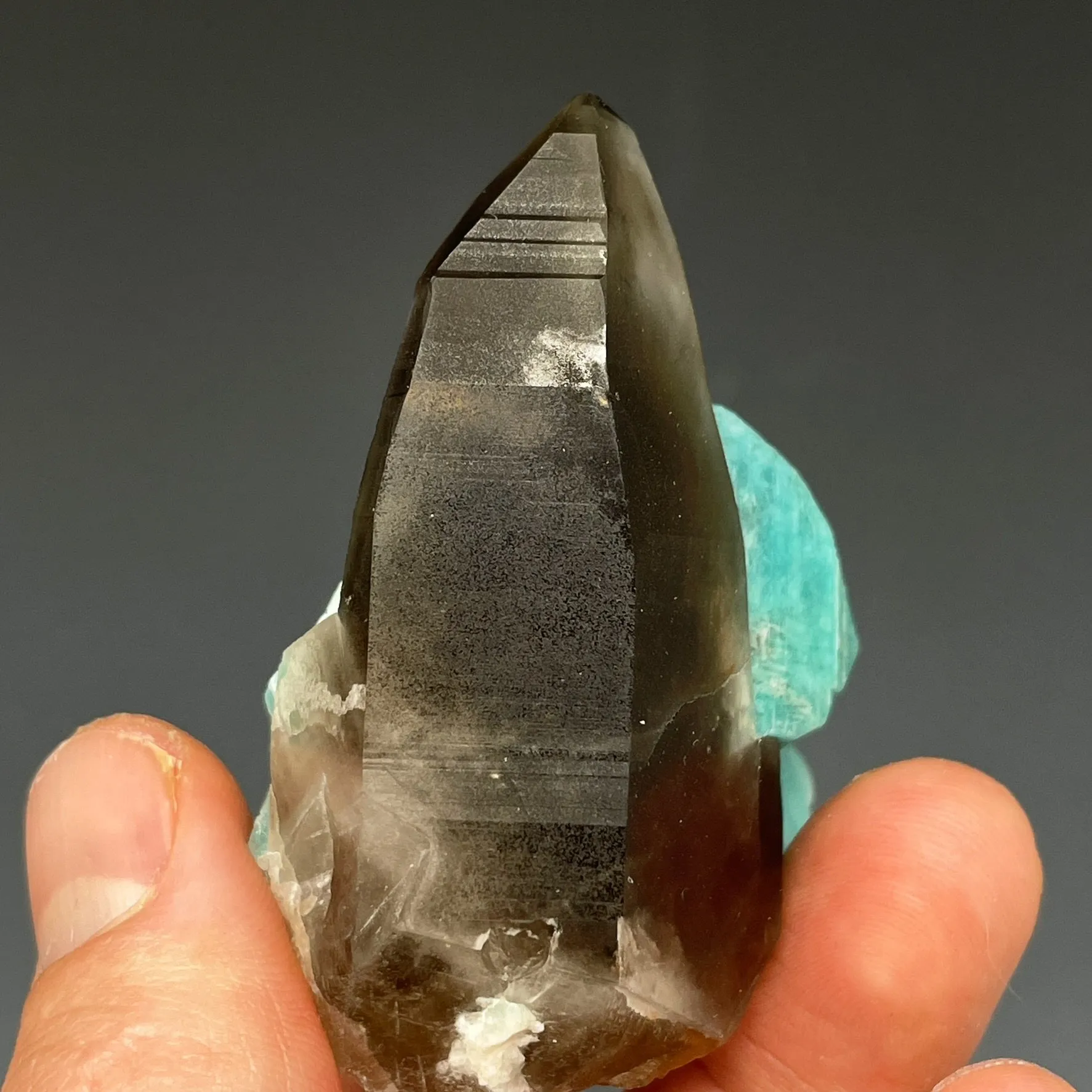 Amazonite and Smoky Quartz - image 4
