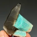 Amazonite and Smoky Quartz - image 1