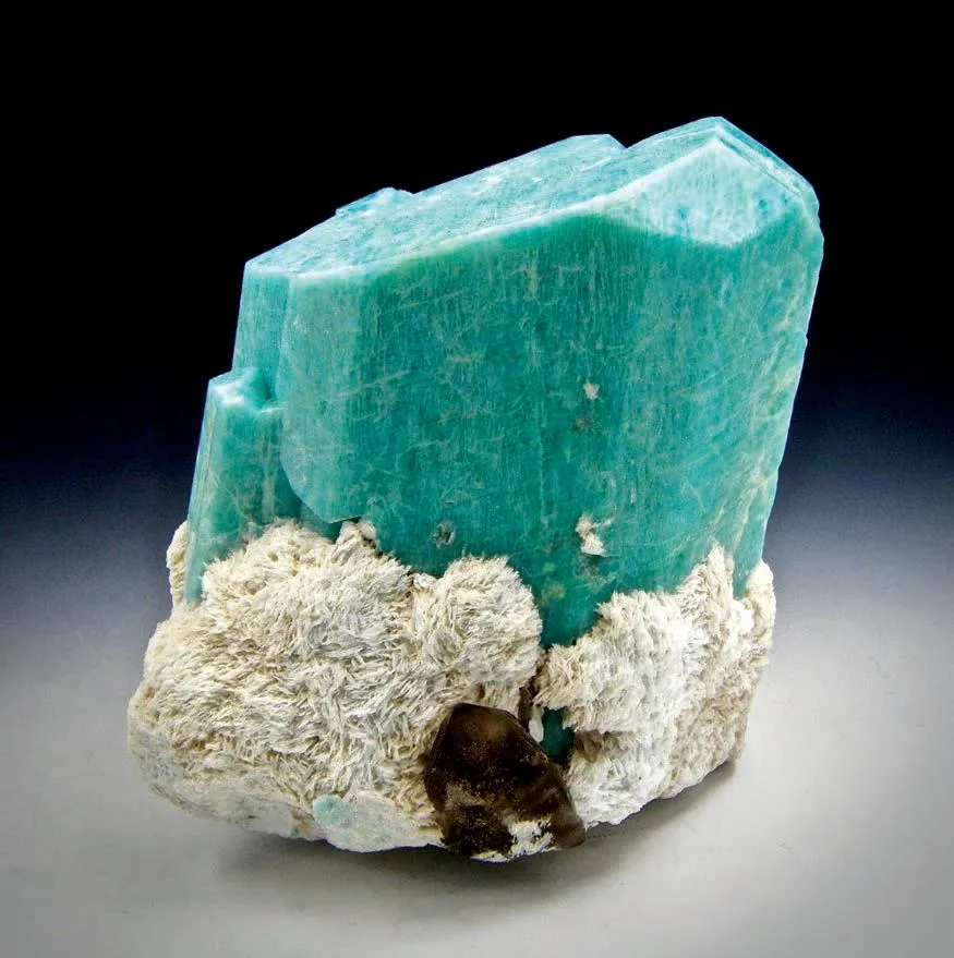 Amazonite, Cleavelandite, Smoky Quartz - image 1