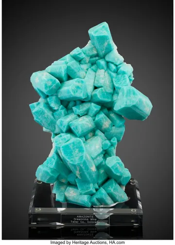 Amazonite from Dreamtime claim, Crystal Peak, Teller County, Colorado, USA