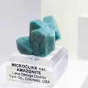 Amazonite, Microcline from USA, Colorado, Park County, Lake George - image 3