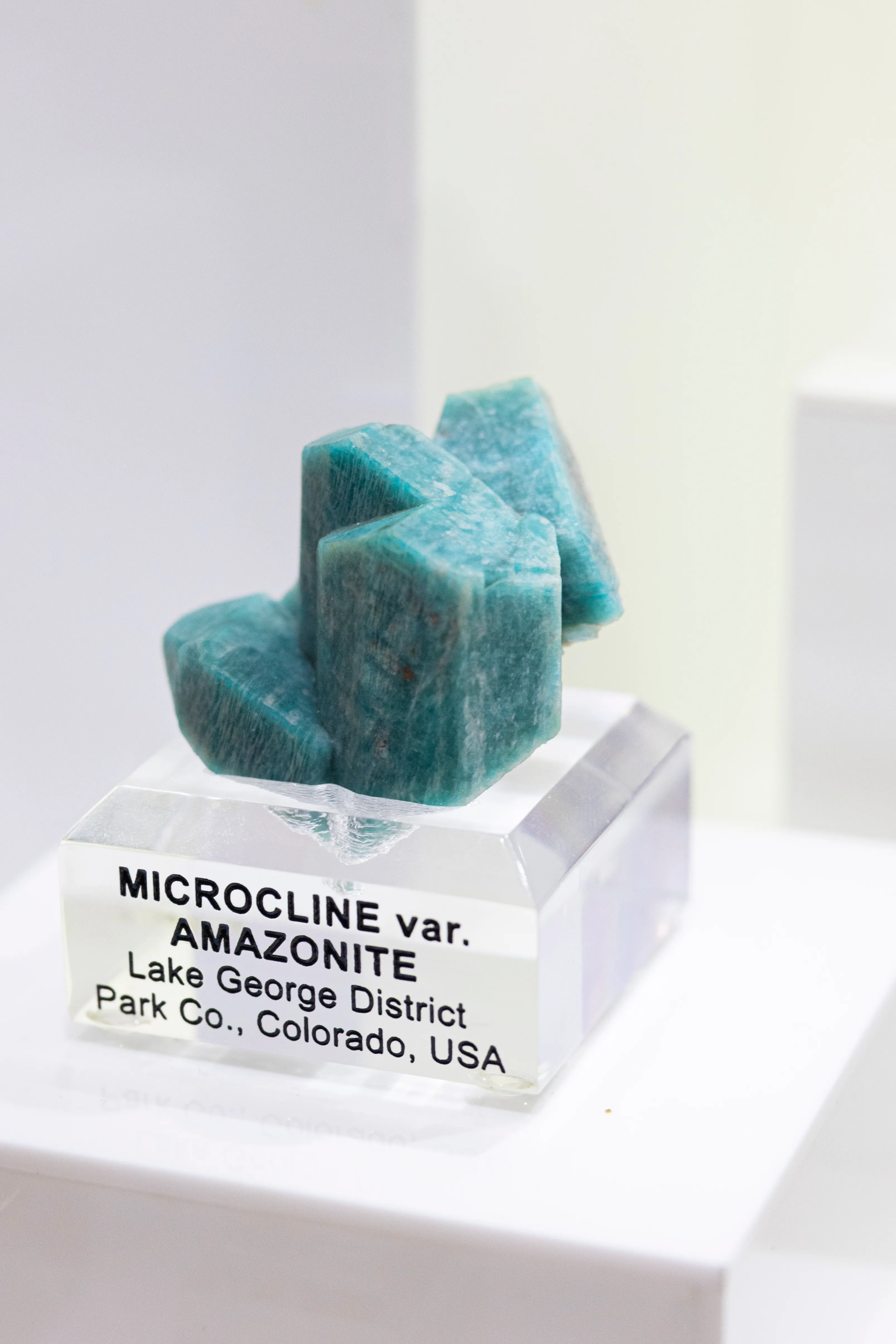 Amazonite, Microcline from USA, Colorado, Park County, Lake George - image 3