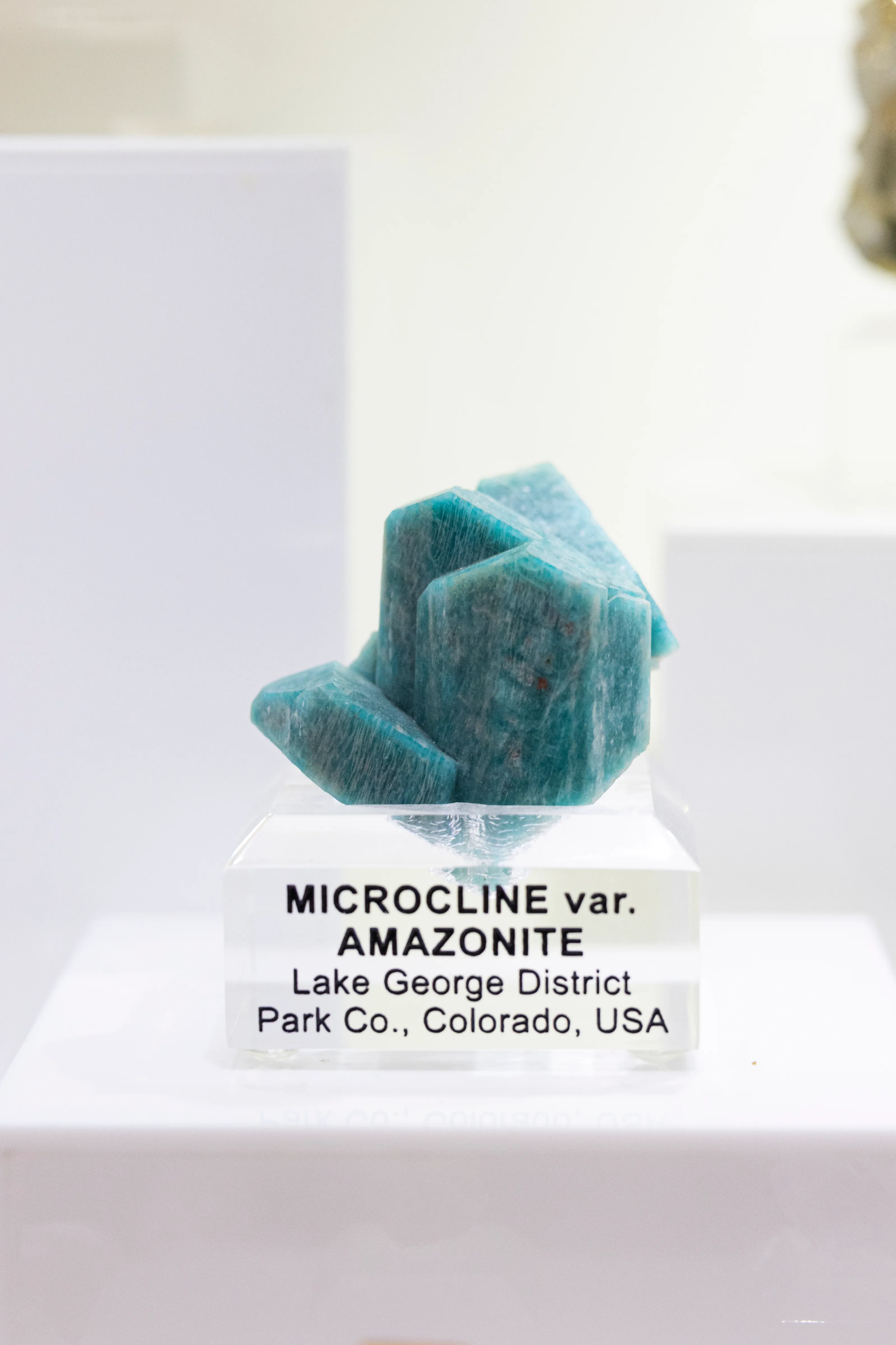 Amazonite, Microcline from USA, Colorado, Park County, Lake George - image 1