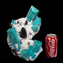 Amazonite on Albite with Smoky Quartz - image 2