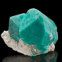 Amazonite on Cleavelandite - image 2