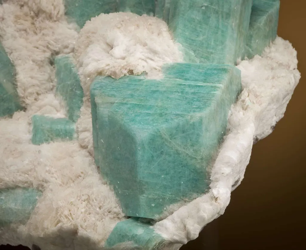 Amazonite on Cleavelandite - image 3
