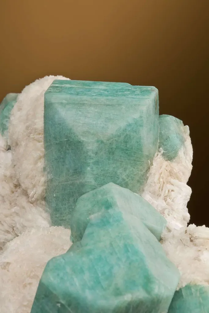 Amazonite on Cleavelandite - image 4