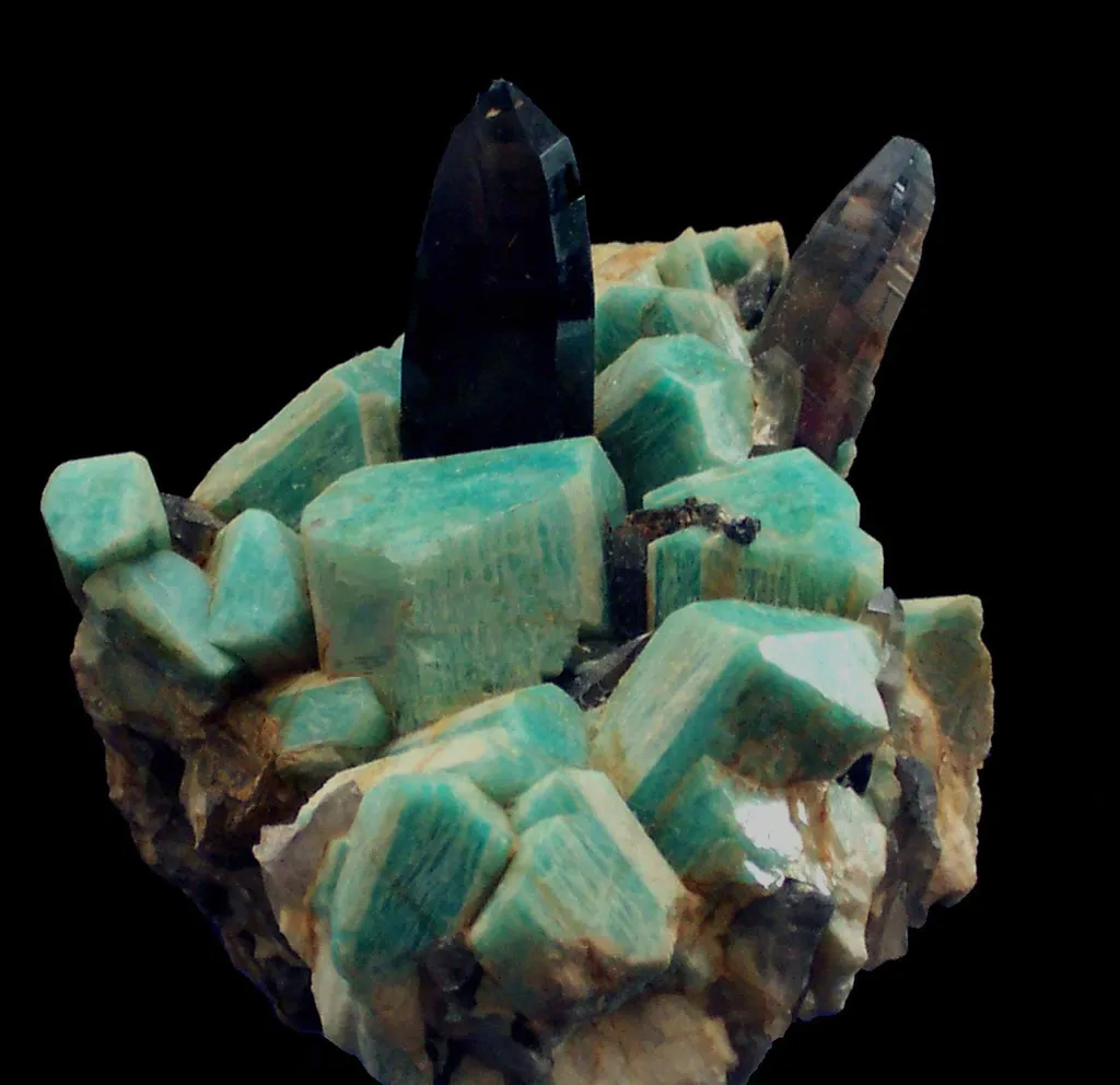 Amazonite + quartz fumé image
