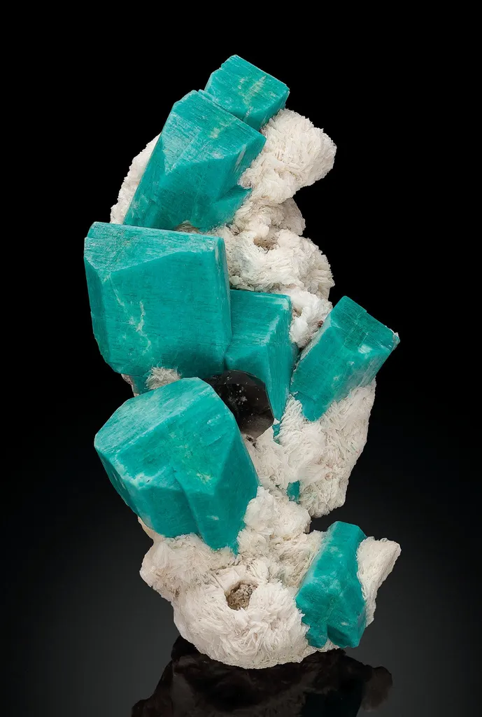 Amazonite, Smoky Quartz image