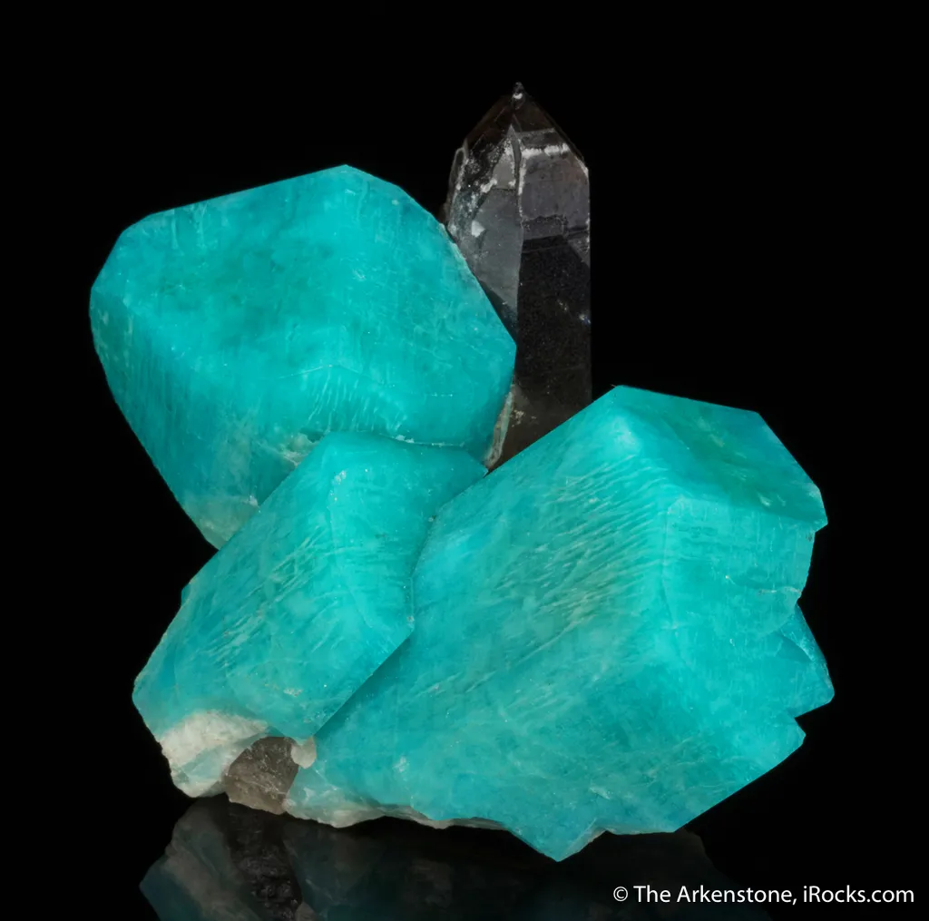 Amazonite, Smoky Quartz image