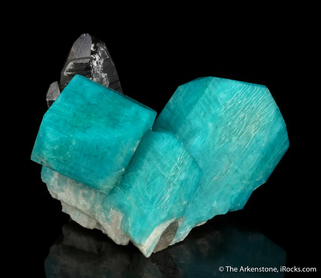 Amazonite, Smoky Quartz - image 3