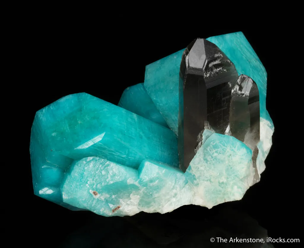Amazonite, Smoky Quartz - image 6