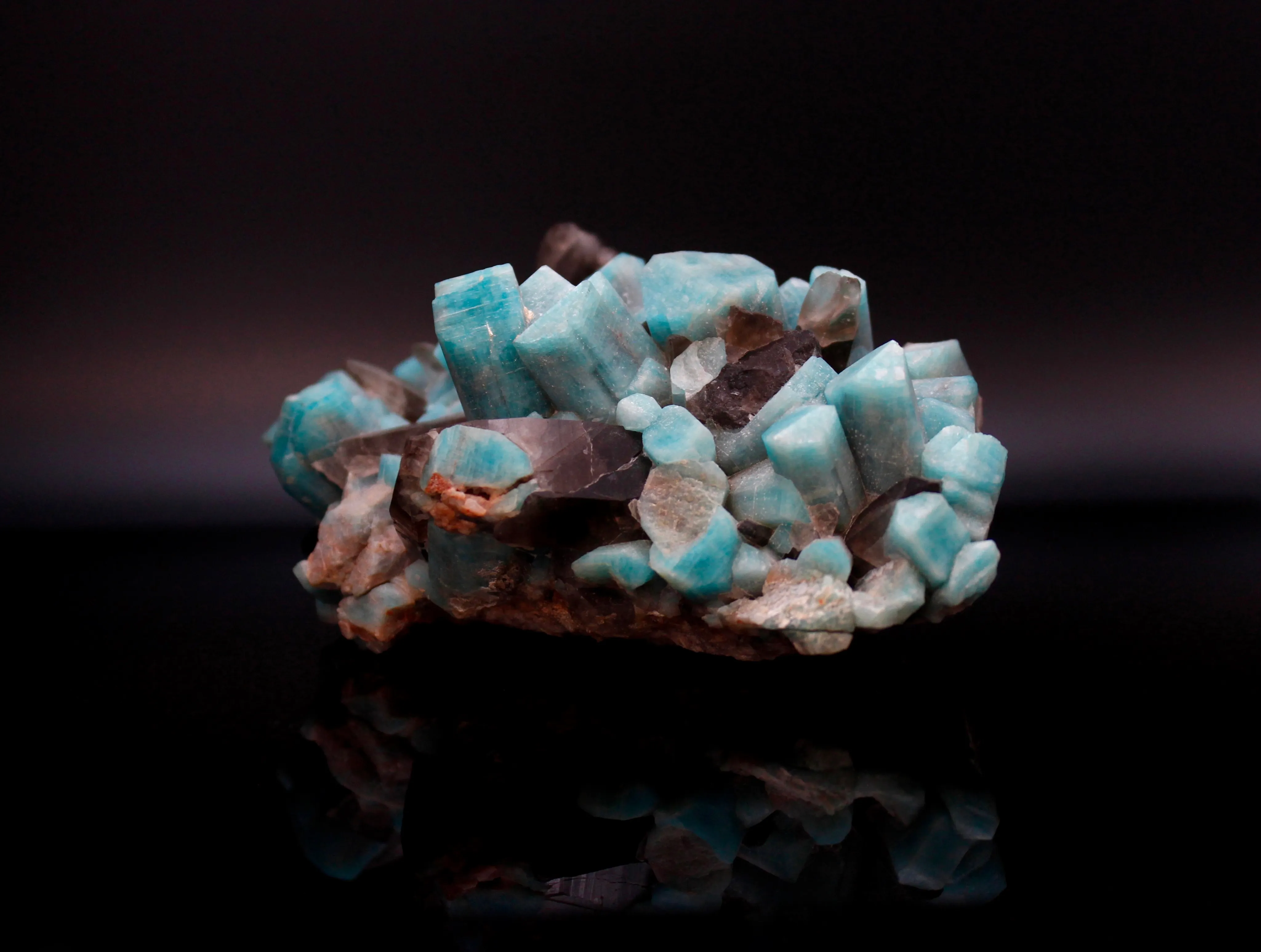 Amazonite with quartz, Colorado - image 3