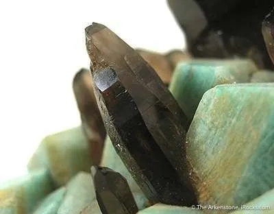 Amazonite With Smoky Quartz - image 3