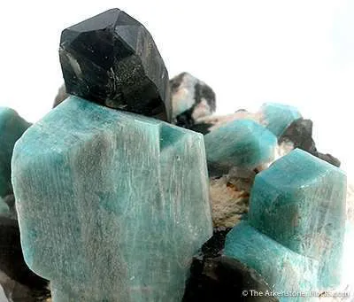 Amazonite With Smoky Quartz - image 3