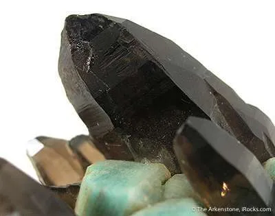 Amazonite With Smoky Quartz - image 2