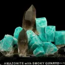 Amazonite With Smoky Quartz - image 3