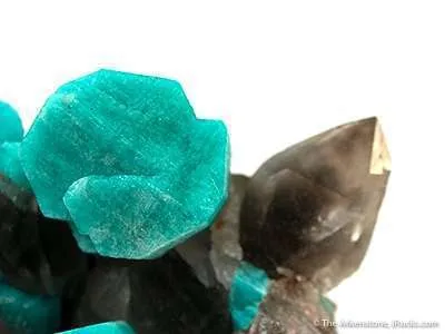 Amazonite With Smoky Quartz - image 2