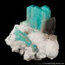 Amazonite with Smoky Quartz on Cleavelandite - image 6