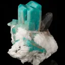 Amazonite with Smoky Quartz on Cleavelandite - image 5
