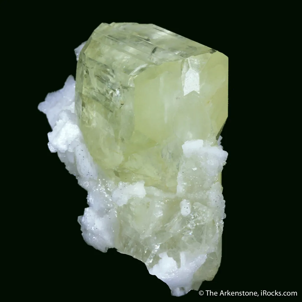 Amblygonite (twinned) with Albite - image 4