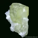Amblygonite (twinned) with Albite - image 4