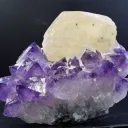 Amethyst and Calcite - 687 grams - Ametista do Sul, Rio Grande do Sul, Brazil - image 1