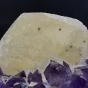 Amethyst and Calcite - 687 grams - Ametista do Sul, Rio Grande do Sul, Brazil - image 2