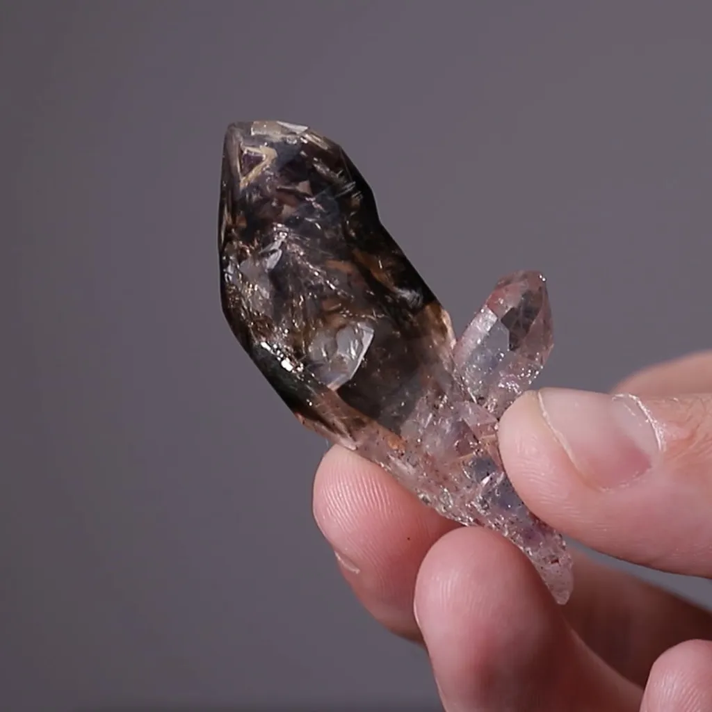 Amethyst and Smoky Quartz - image 2