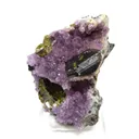 Amethyst and Sphalerite - image 2