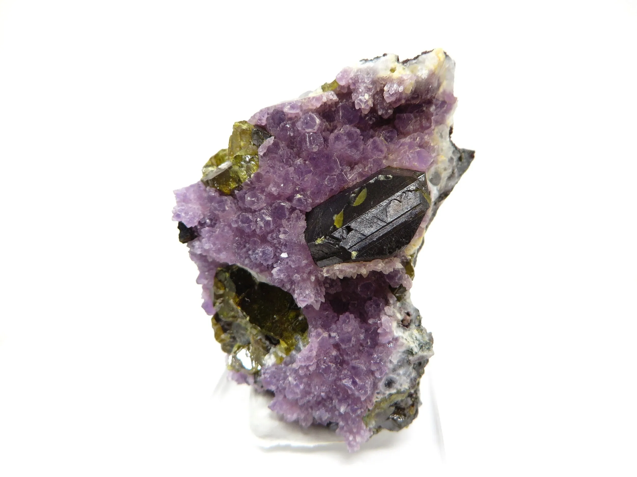 Amethyst and Sphalerite - image 2