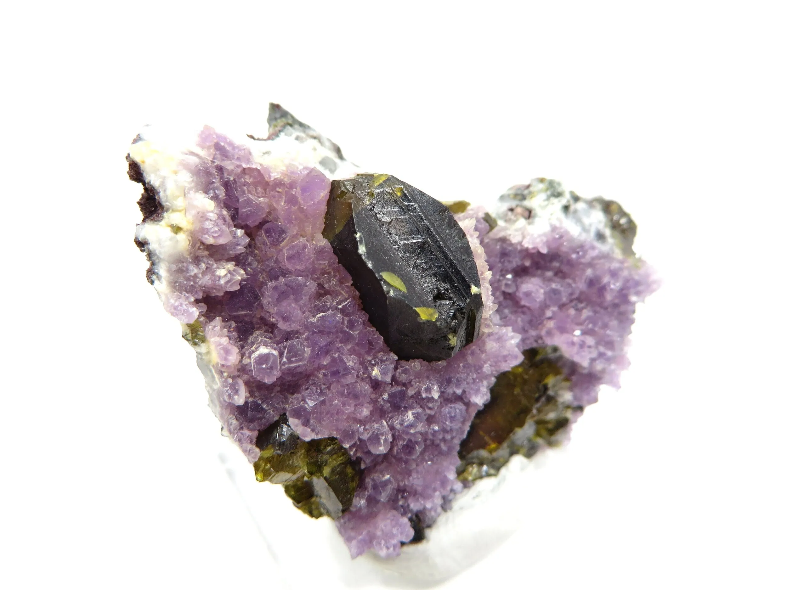 Amethyst and Sphalerite - image 3