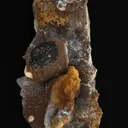 Amethyst Calcite on Agate with Astibin Spheres – Unique Natural Mineral Specimen - image 1