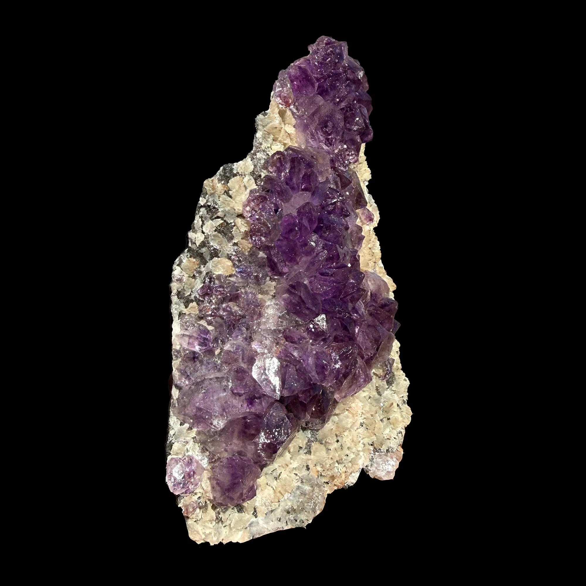 Amethyst Cluster Natural Deep Purple Specimen from Karur, India | - image 3