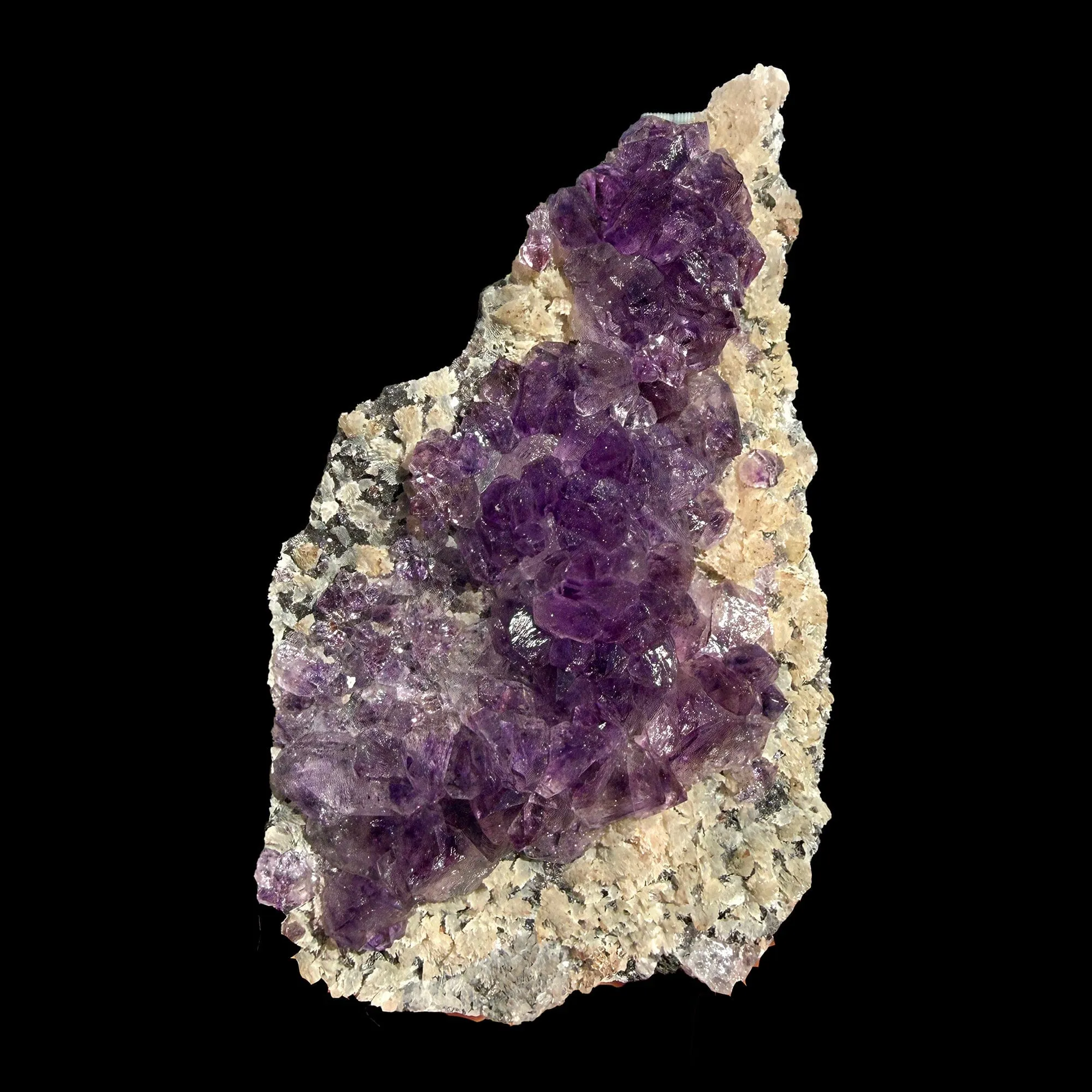 Amethyst Cluster Natural Deep Purple Specimen from Karur, India | - image 4