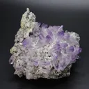 Amethyst crystals on matrix - image 1