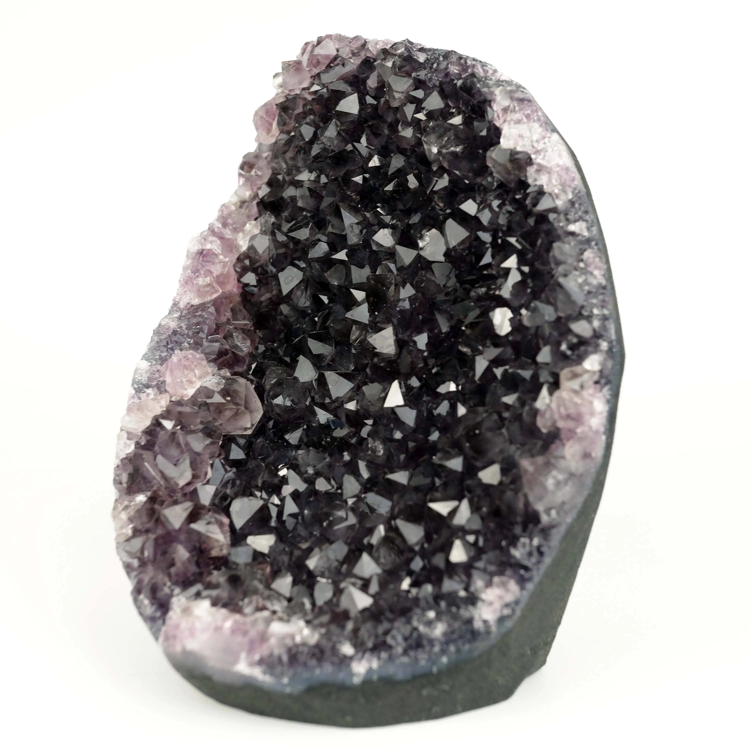 Amethyst Dark Purple Crystals Geode Natural Mineral Specimen - image 4