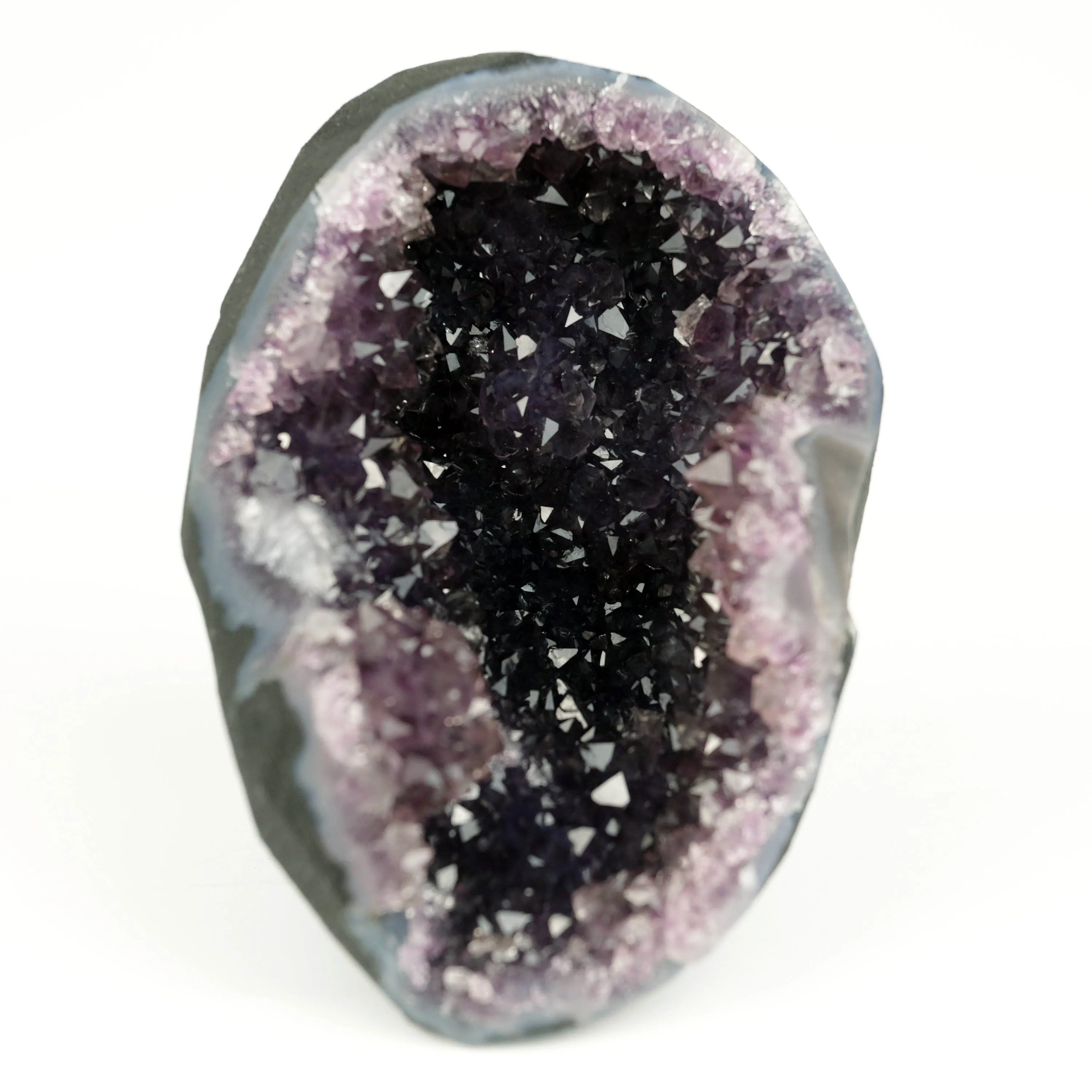 Amethyst Dark Purple Crystals Geode Natural Mineral Specimen - image 6
