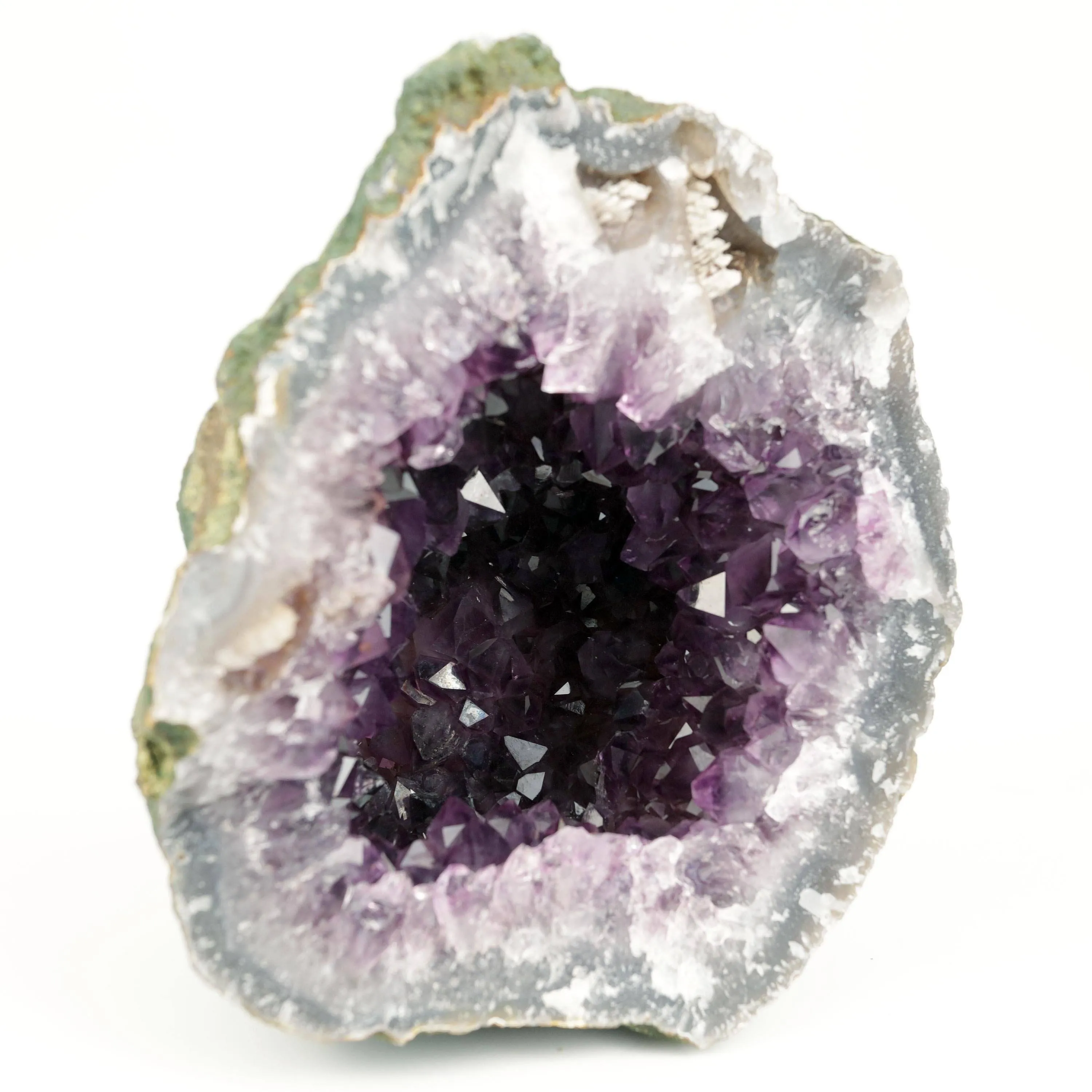 Amethyst Dark Purple Crystals Geode Natural Mineral Specimen - image 5