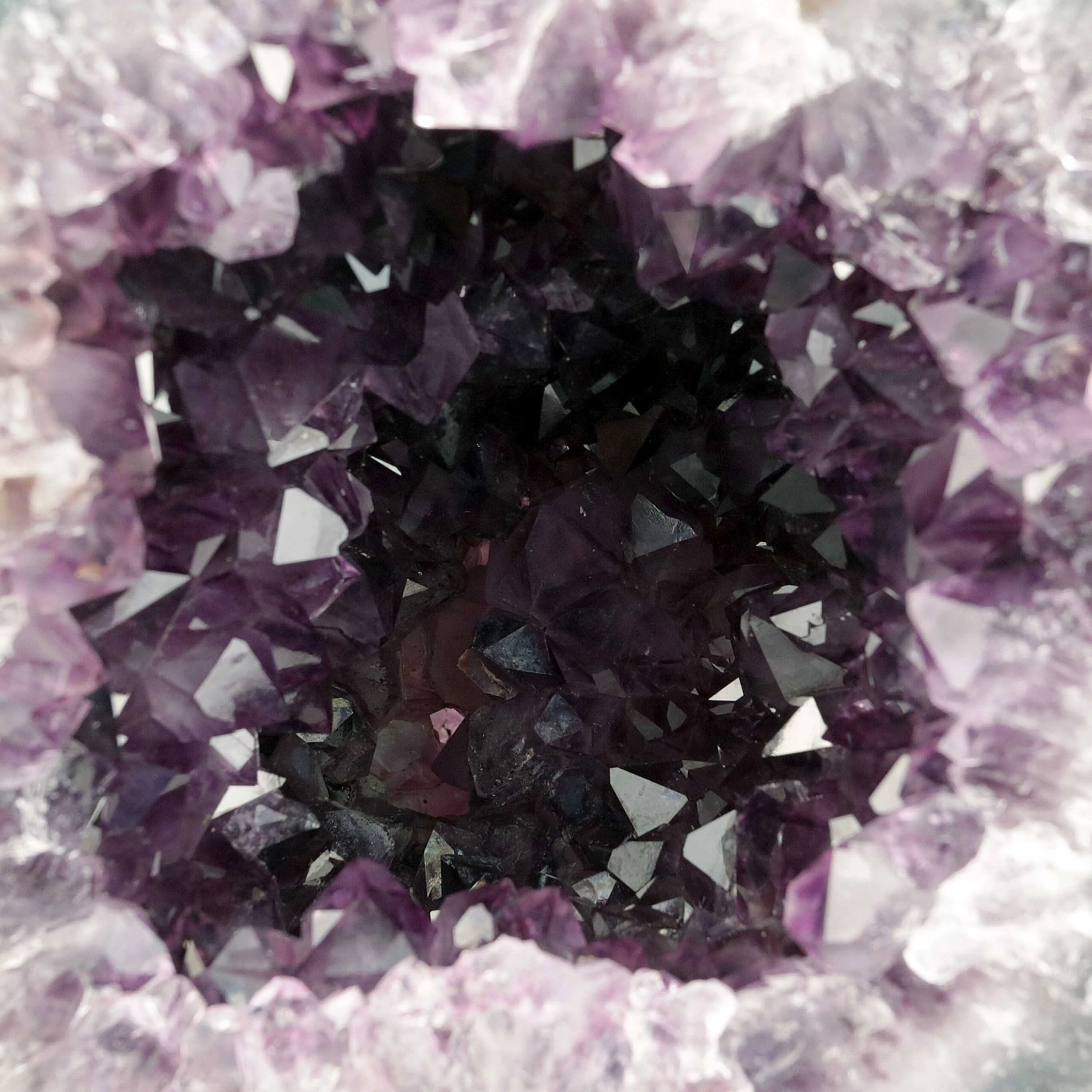 Amethyst Dark Purple Crystals Geode Natural Mineral Specimen - image 2