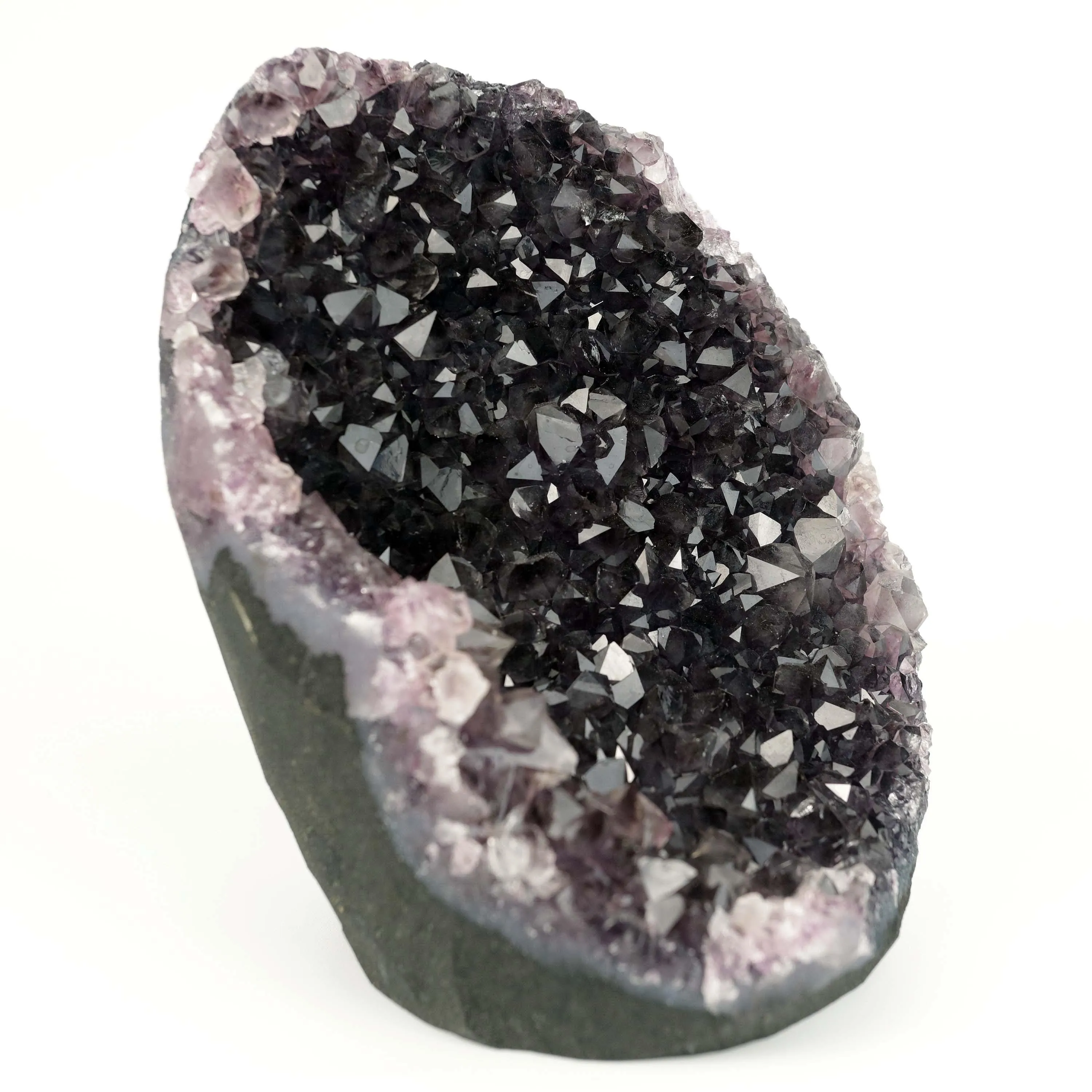 Amethyst Dark Purple Crystals Geode Natural Mineral Specimen - image 5