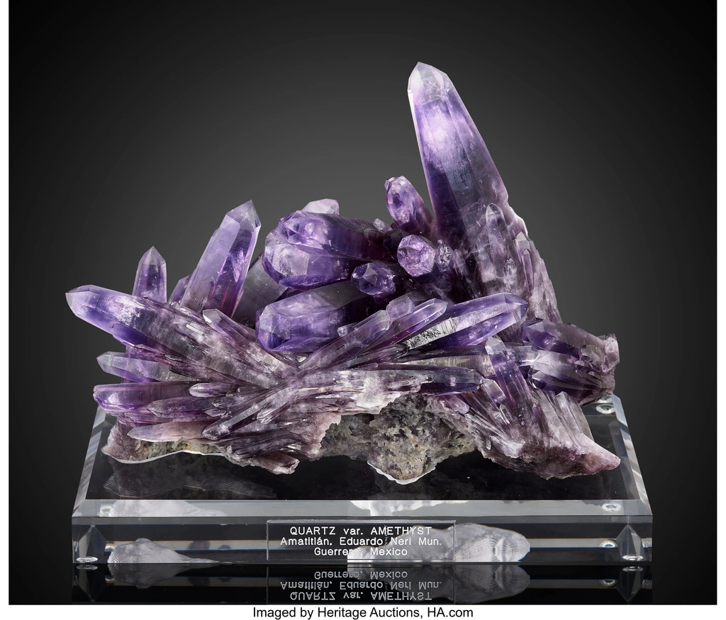 Amethyst from Amatitlán, Guerrero, Mexico image